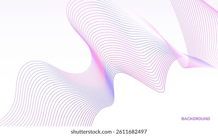 Abstract Luxury Line Flow Geometric Background