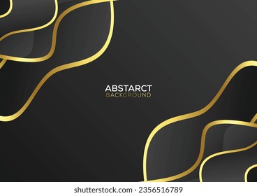 abstract luxury line and gray background modern design 