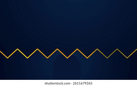 Abstract Luxury Line Pattern Zig-zag Gold Background