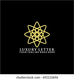 abstract luxury logo design