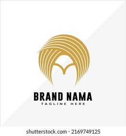 Abstract Luxury Logo Design. Logo design creative idea vector illustration template