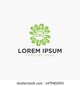 Abstract and luxury logo design elements
