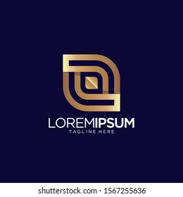Abstract Luxury Logo Design Vector Template