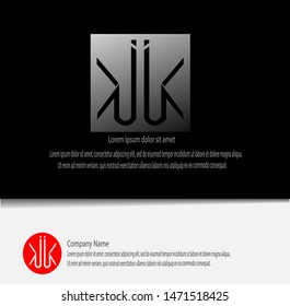 Abstract luxury logo vector, modern logo template. Can be used for important events.