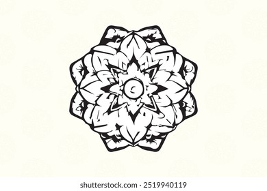 Abstract Luxury Mandala Art Design For Social Media Template Background