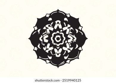 Abstract Luxury Mandala Art Design For Social Media Template Background