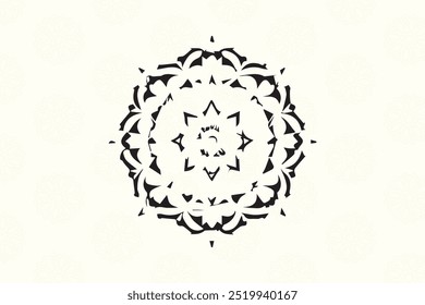Abstract Luxury Mandala Art Design For Social Media Template Background