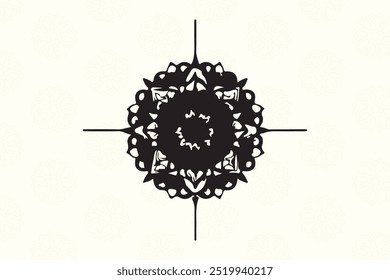 Abstract Luxury Mandala Art Design For Social Media Template Background