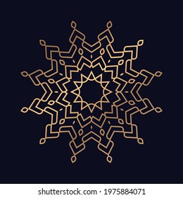 Abstract luxury mandala background for coloring book Wedding card Cover Weave design elements Yoga logos.
