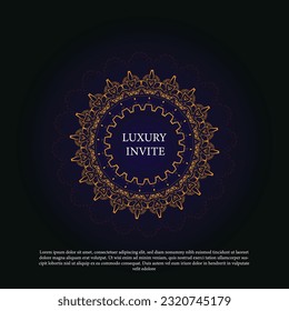 Abstract Luxury mandala background with golden arabesque pattern Arabic Islamic east style. Ramadan Style Decorative mandala. Mandala for print, poster, cover, brochure, flyer, banner
