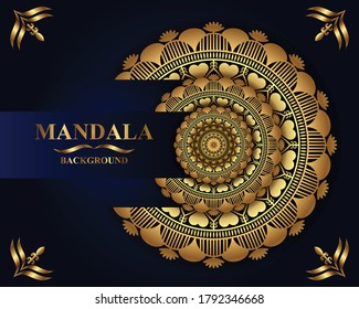 Abstract Luxury mandala Background Template
