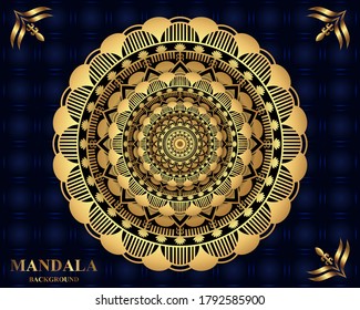 Abstract Luxury mandala background template