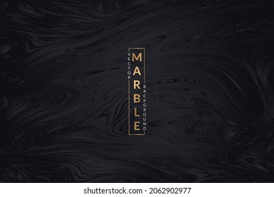 Abstract luxury marble stone texture black background. Vector illustration.