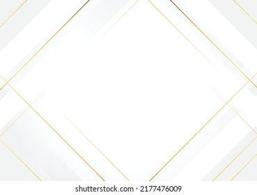 Abstract luxury modern geometric concept on white background for cover, banner, template, presentation, brochure. Vector illustration