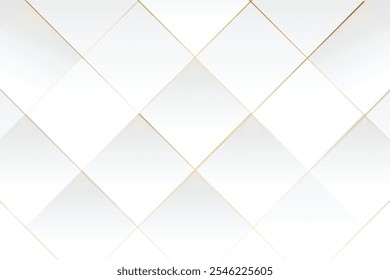 Abstract luxury modern geometric concept on white background for cover, banner, template, presentation, brochure. Vector illustration