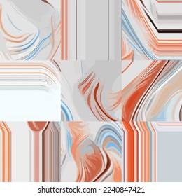 Abstract luxury modern marble pattern on black background. seamless abstract swirl textured stripes. geometric shapes. brown tones. art design, scarf, marble, fabric, clothing, dress, digital printing