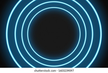 Abstract luxury neon glowing lines, magic energy space light concept.