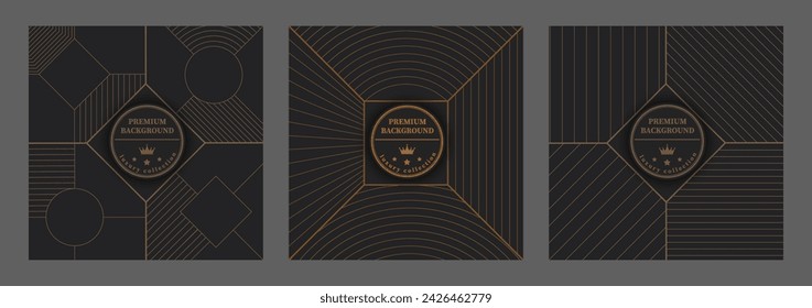 Abstract luxury pattern. Premium background for packaging, cover, interior, banners, postcards and creative ideas