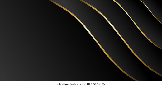 Resumen de diseño poligonal de lujo con elementos dorados. Diseño de fondo, portada, postal, banner, fondo de pantalla.