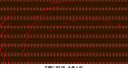 Abstract luxury red lines curved overlapping on brown background. Template premium award design. Vector EPS 10