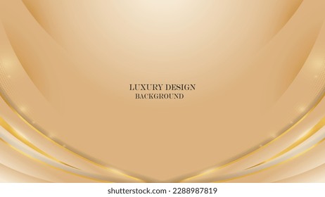 abstract luxury soft white background with shiny gold line. luxury elegant theme design vector