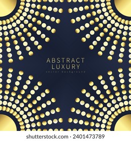 Abstract luxury square background with golden elements. Holiday card, poster, banner