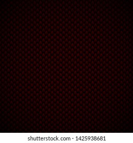 Abstract luxury style geometric triangles pattern black and red background and texture. Dragon scales. Vector illustration