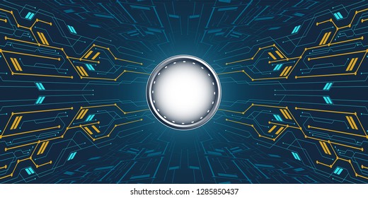 Abstract luxury technology concept background