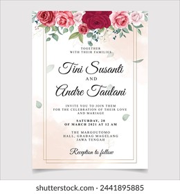 Abstract and Luxury Wedding Invitation Card. Illustrator and designer. Wedding Invites, save the date, Birthday Invites, Video Invites, E-Cards.