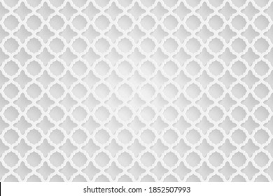 Abstract luxury white geometric pattern