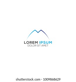 Abstract M Letter Logo Design Vector, Modern Illustration