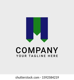 Abstract M Letter Logo Design Vector