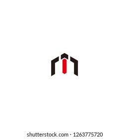 Abstract I M R LETTER LOGO VECTOR COMBINE