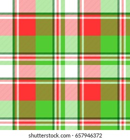Abstract madras seamless pattern fabric texture. Vector illustration.