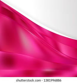 Abstract Magenta Background Template Vector Art