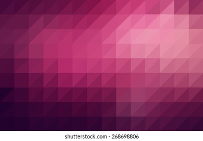 Abstract Magenta Colored Triangular Pattern Background