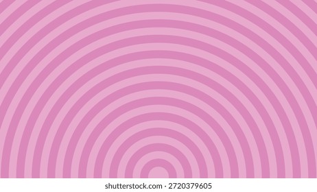 Abstract Magenta Concentric Half Circle Curved Background