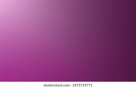 Abstract magenta gradient texture. Modern smooth background illustration template for decoration, surface, advertising, idea, artwork, landing page, banner, poster, display
