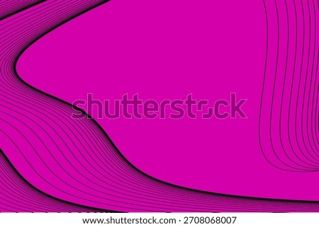 Abstract Magenta Waves—Modern Neon Lines Background for Graphic Design and Artistry