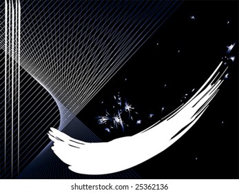 abstract magic background with stars