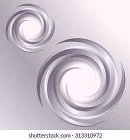 Abstract magic banner of arcs