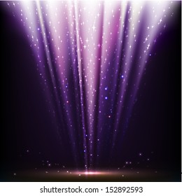 Abstract magic light background