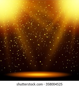 Abstract magic light background