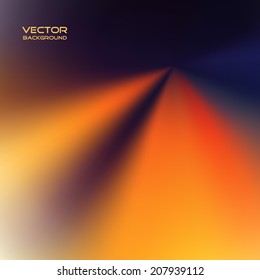 Abstract magic light background. Vector illustration.