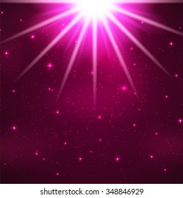 Abstract Magic Light Background Vector Illustration EPS10