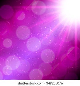 Abstract Magic Light Background Vector Illustration EPS10