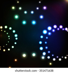 Abstract Magic Light Background Vector Illustration EPS10