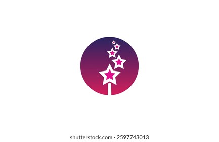 Abstract Magic night logo design	
