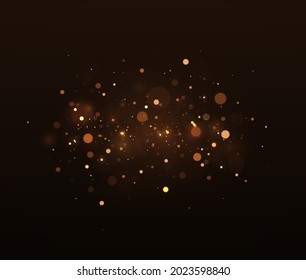 Resumen las luces mágicas de bokeh efecto fondo. Parpadeando mágicas partículas de polvo. Brillante y elegante para Navidad.