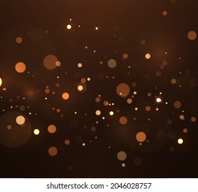 Resumen las luces mágicas de bokeh efecto fondo. Parpadeando mágicas partículas de polvo. Brillante y elegante para Navidad.